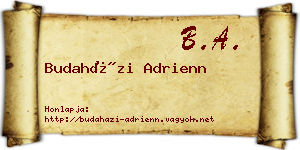 Budaházi Adrienn névjegykártya